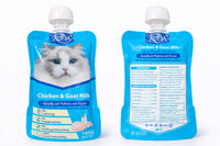 AMNA Chicken & Goat Milk Spout Pouch Cat Wet Food 100g