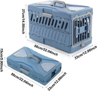 Airline pet Transport Crate Foldable pet cage Top Handle Travel Carrier Cat and Dog Airline Crate Foldable pet Carrier for Aircraft Top Handle pet Carrier for Going Out