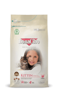 Bonacibo Premium Kitten Food Chicken, Anchovy & Rice 1.5KG