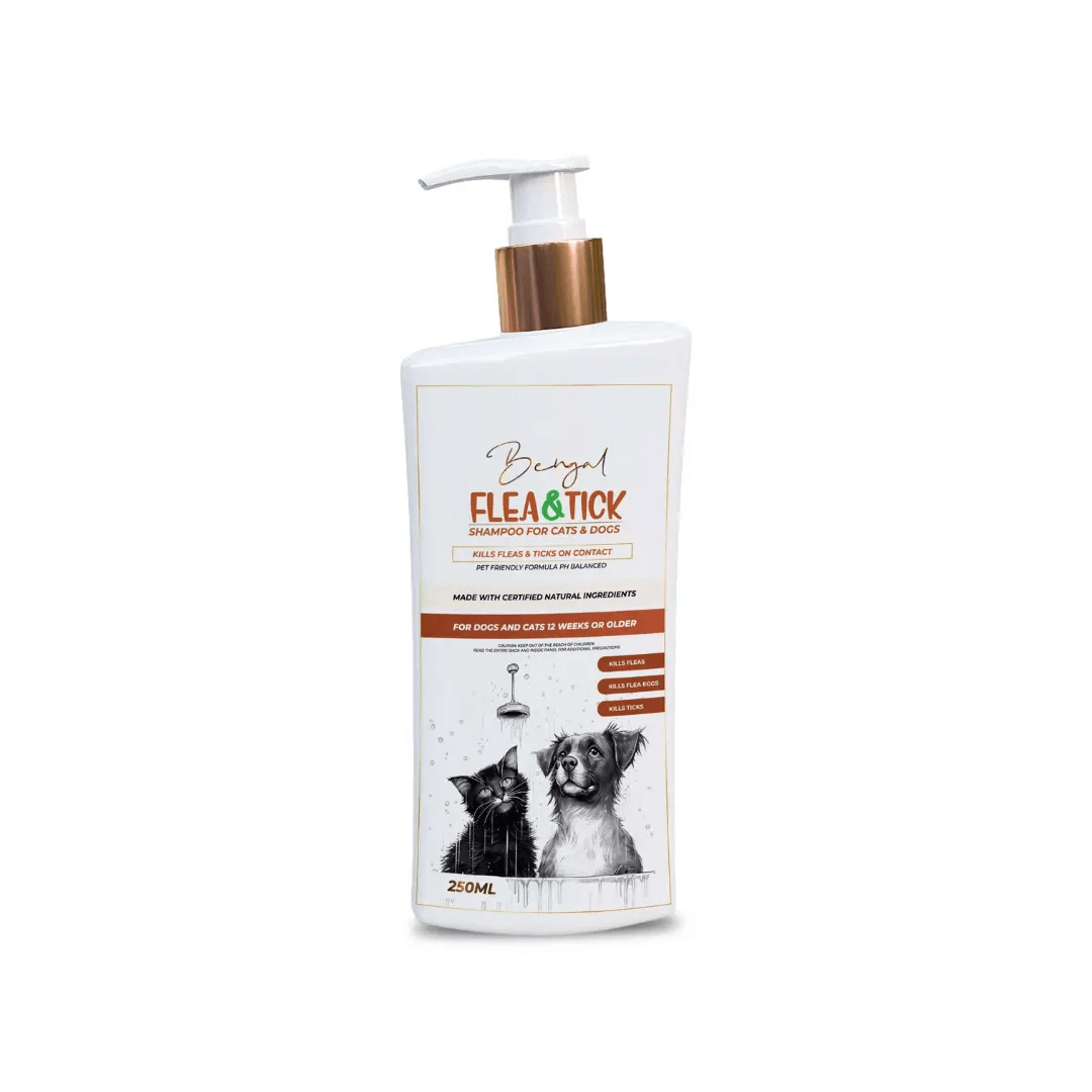 Bengal Flea & Tick Shampoo for Cats & Dogs 250ml
