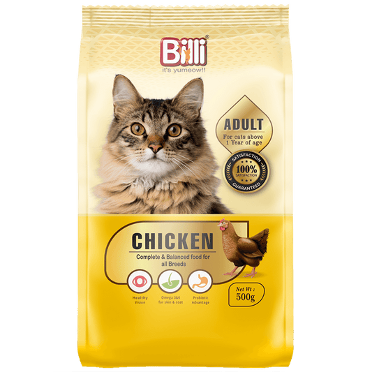 Billi Adult Cat Food in Real Chicken 1.5kg