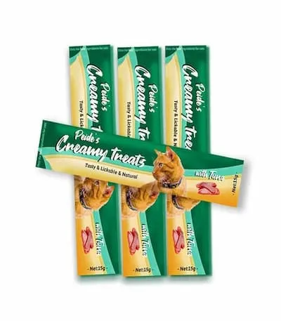 Peide's Black Catz Creamy Treat with Tuna Flavour 15gx25 (1 box)