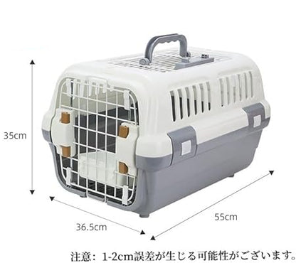 Large Multi Ventilation Super Premium Cat Carrier Box with Top Steel Cage Travel Cage Outdoor Carrier Animal Air Flight Case