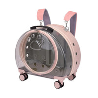 Trolley Case Transparent Bag Air Box Dog Going Out Pet Backpack Portable Bubble Box