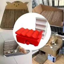 Cardboard Cutting Machine Cat Scratchers Homemade Cardboard Cutter Strip Stripper Plastic Handicraft DIY Home Corrugated Paper
