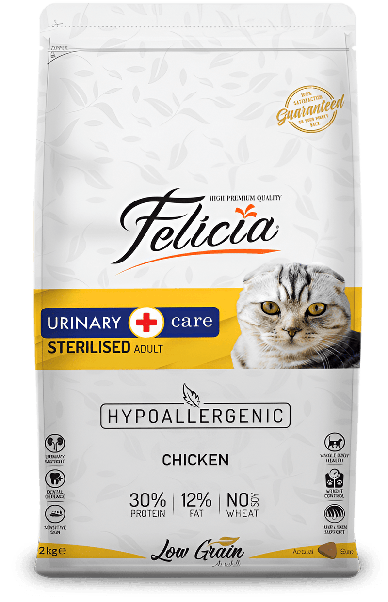 Felicia Urinary Care Adult Cat Food With Chicken 2Kg