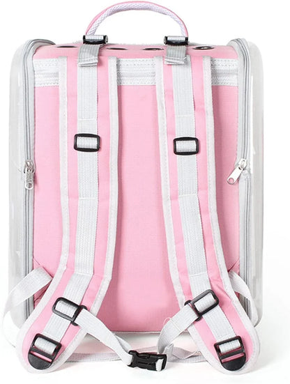 Cat Bag Pet Cat Carrier Backpack Breathable Cat Travel Outdoor Shoulder Bag For Bird and Cats
