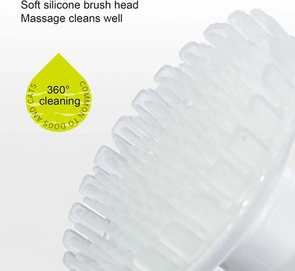 Cat Paw Cleaner | Grooming Cleaner Foaming Pet Feet Cleaner, Safe and Effective Pet Cleaning Supplies with Portable Silicone Brush for Dogs, Kittens, Puppies