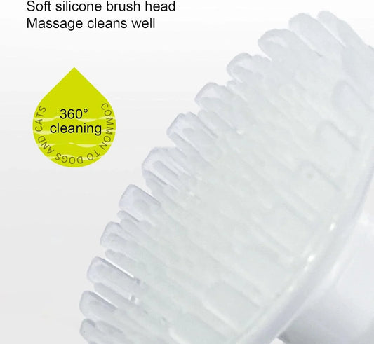 Cat Paw Cleaner | Grooming Cleaner Foaming Pet Feet Cleaner, Safe and Effective Pet Cleaning Supplies with Portable Silicone Brush for Dogs, Kittens, Puppies