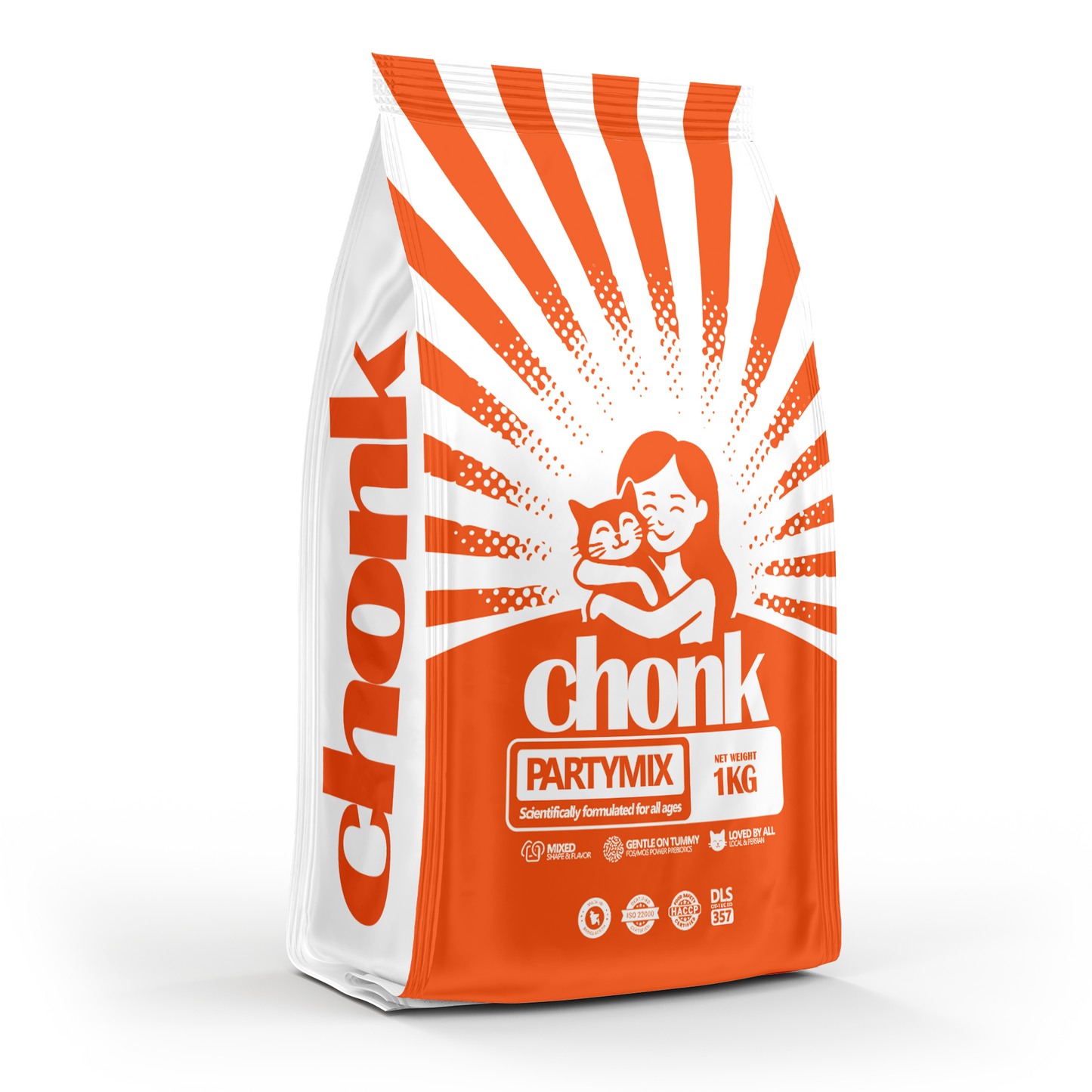Chonk All Ages Cat Dry Food Partymix 1 KG