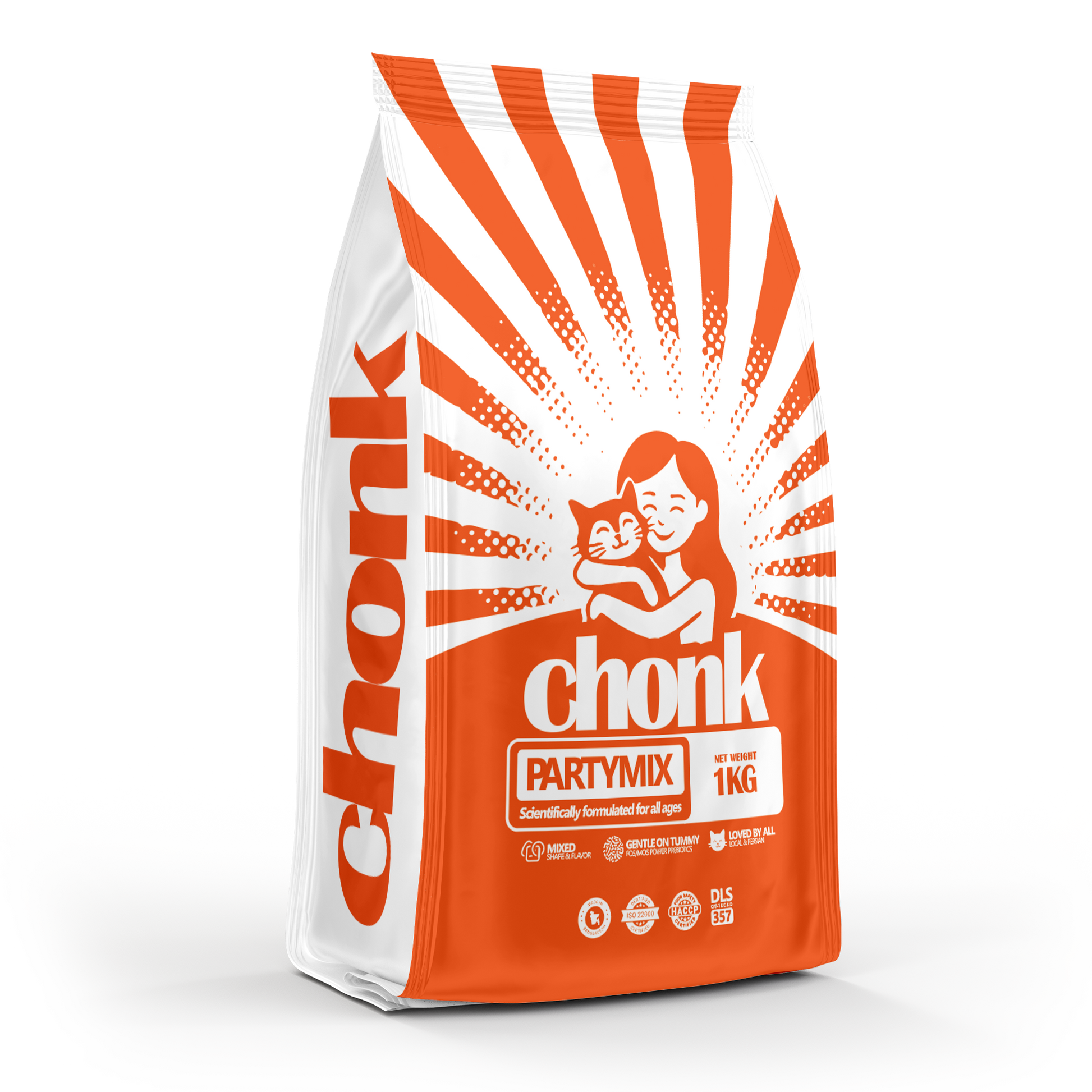 Chonk All Ages Cat Dry Food Partymix 1 KG