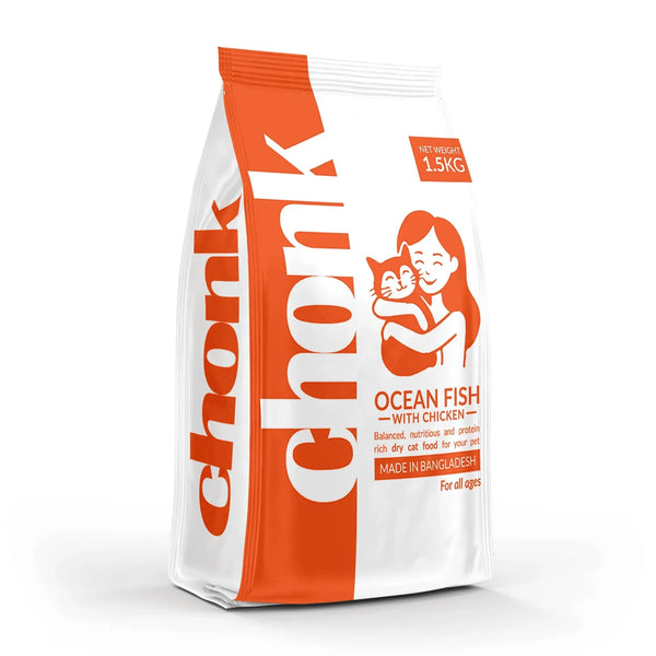 Chonk All Ages Cat Dry Food (Ocean Fish with Chicken) 1.5 KG