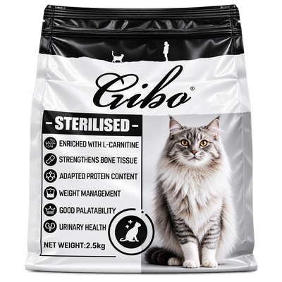 Gibo Sterilised Cat Dry Food – 2.5kg