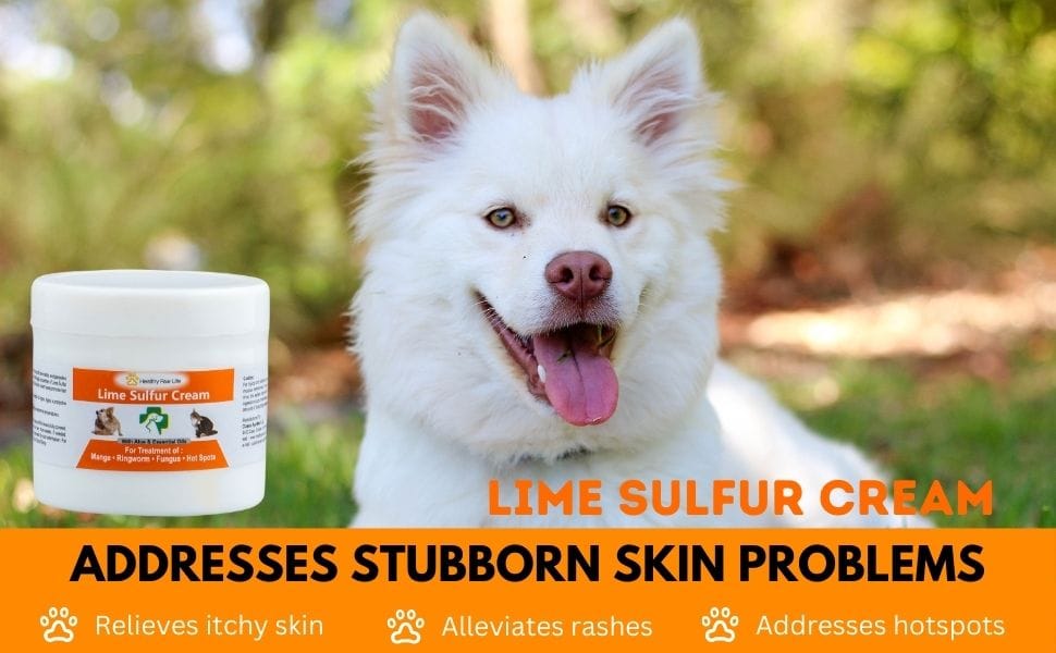 Classic's Lime Sulfur Pet Skin Cream for Cats and Dogs 100g