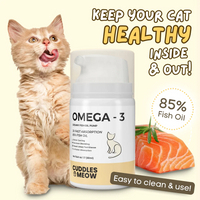 Vet Coach Omega 3 Fish Oil 50ml – Emulsified Cat Supplement