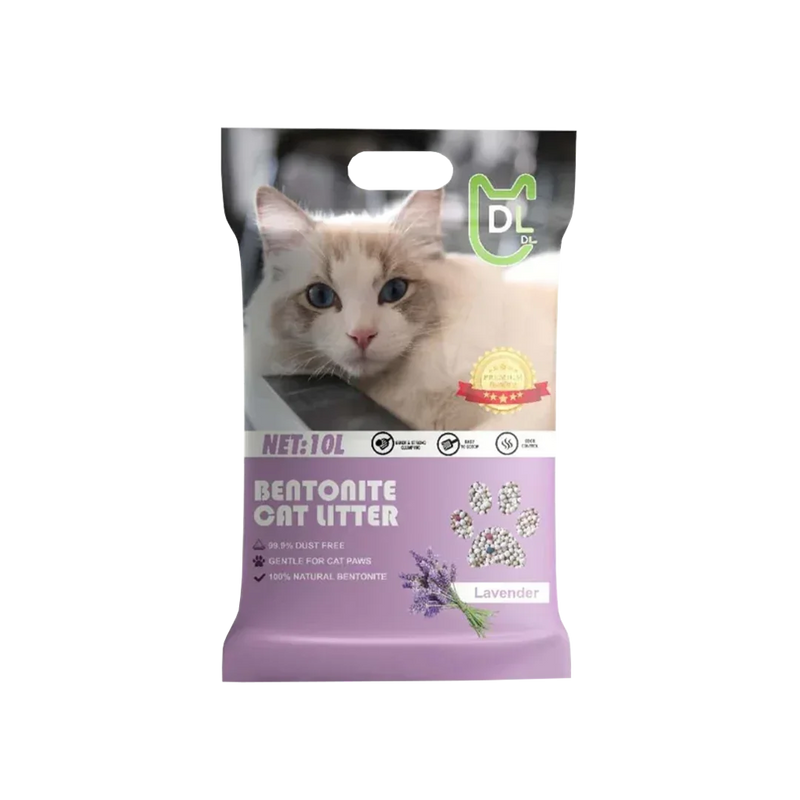 DL Bentonite Cat Litter Lavender Flavor 10L