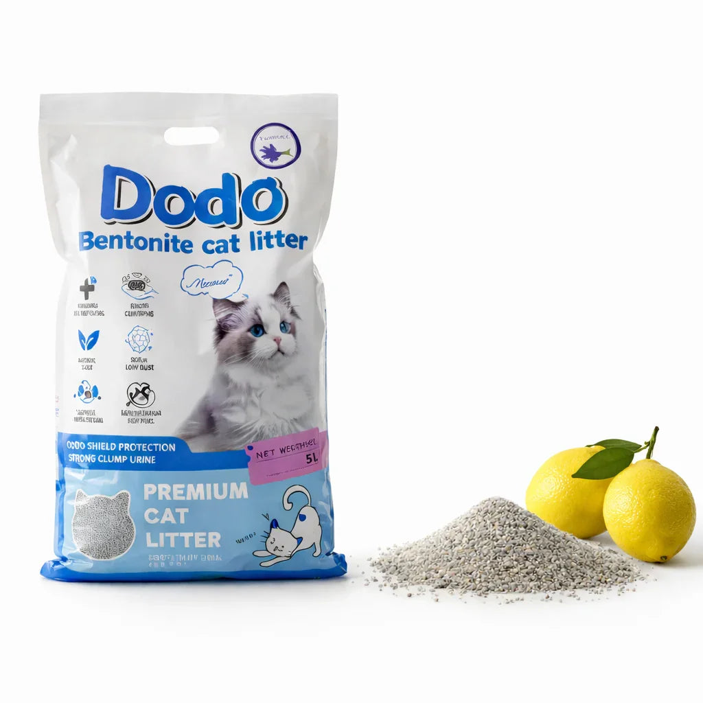Dodo Bentonite Cat Litter (Lemon Scent) 5L