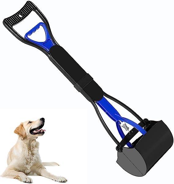 Dog Pooper Scooper Easy to Use for Grass, Dirt, Gravel Pick Up Shovel