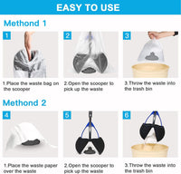 Dog Pooper Scooper Easy to Use for Grass, Dirt, Gravel Pick Up Shovel