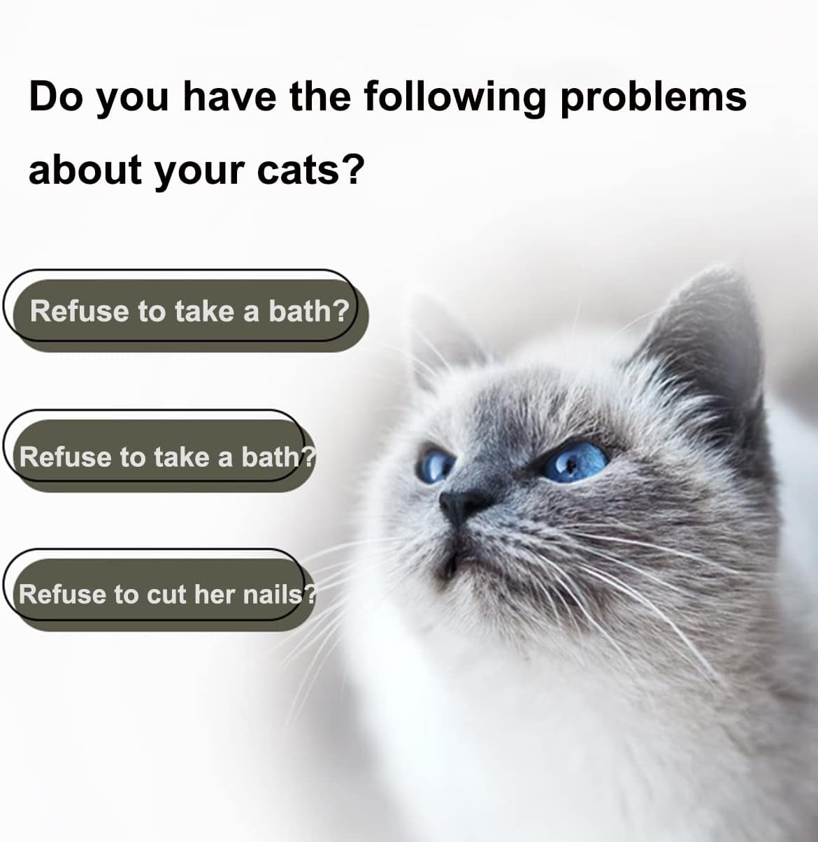 Dog Cat Grooming Bath Bag for Nail Cutting & Anti Scratch Cat Trimming Hammock