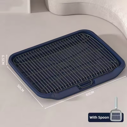 Stainless Steel Stepping Plate Dog Toilet Runpin 65/50cm Separate Design Easy to Disassemble Easy to Clean Dog Toilet