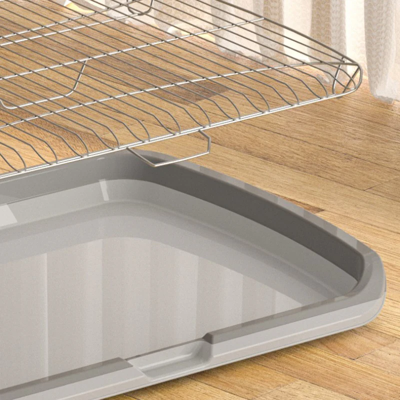 Stainless Steel Stepping Plate Dog Toilet Runpin 65/50cm Separate Design Easy to Disassemble Easy to Clean Dog Toilet