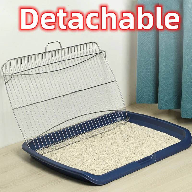 Stainless Steel Stepping Plate Dog Toilet Runpin 65/50cm Separate Design Easy to Disassemble Easy to Clean Dog Toilet
