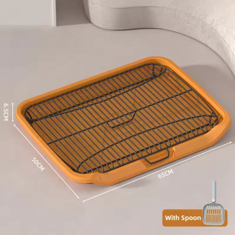 Stainless Steel Stepping Plate Dog Toilet Runpin 65/50cm Separate Design Easy to Disassemble Easy to Clean Dog Toilet