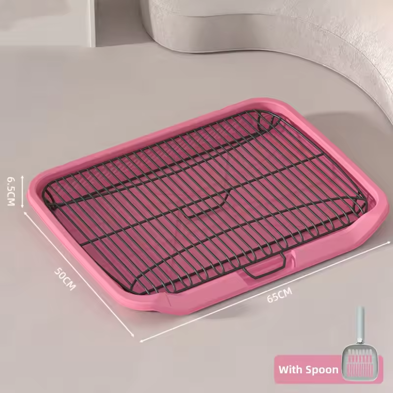 Stainless Steel Stepping Plate Dog Toilet Runpin 65/50cm Separate Design Easy to Disassemble Easy to Clean Dog Toilet