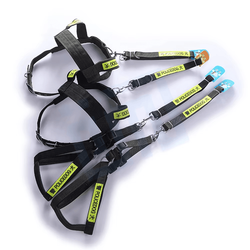 Dog Puppy Harness Collar Leash Police Dog Small