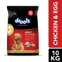 Drools Real Chicken Egg 10 Kg Dry Adult Dog Food