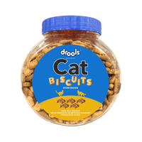 Drools Cat Treat Biscuits Real Chicken Flavor 110g Jar