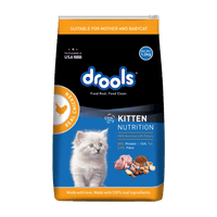 Drools Kitten(1-12 Months) Dry Cat Food, Real Chicken Flavour 3 Kg