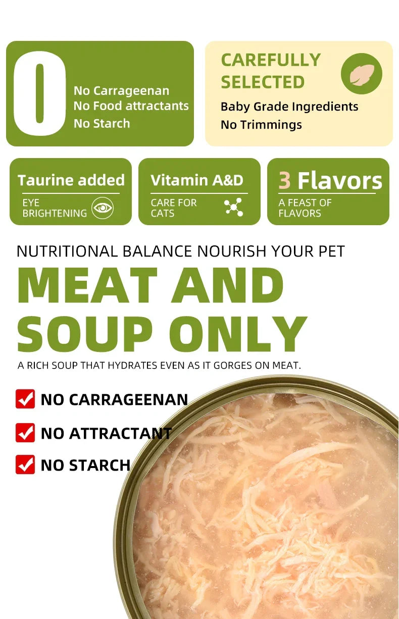 EASA Real Meat Broth 85g Chicken & Tuna can