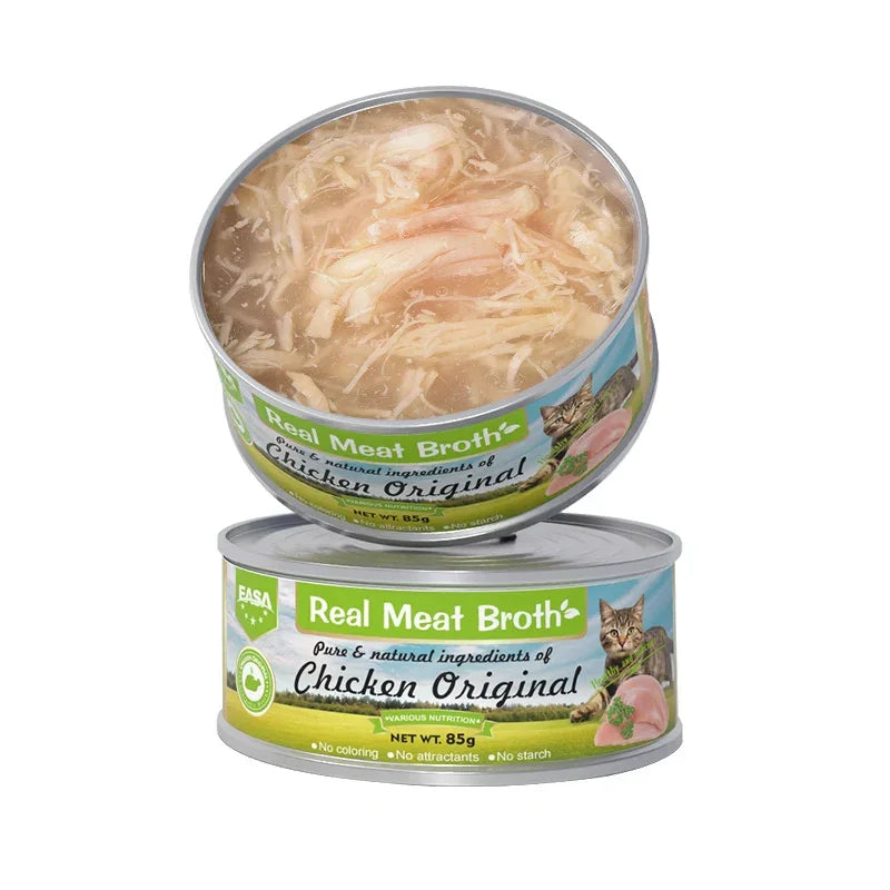EASA Real Meat Broth 85g Chicken Original Can