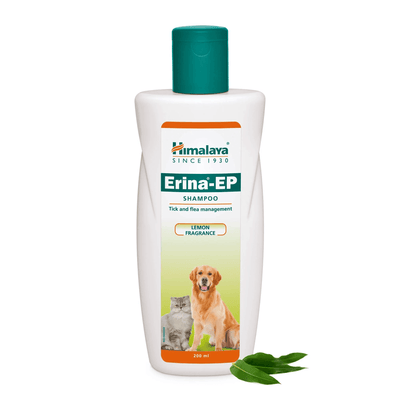 Himalaya Erina-EP Tick and Flea Shampoo for Dogs and Cats