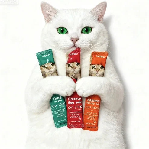 Faenbei Salmon  Antarctic Krill Cat Stick 15g Pet Snack Treats