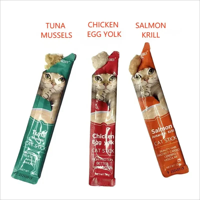 Faenbei Salmon  Antarctic Krill Cat Stick 15g Pet Snack Treats