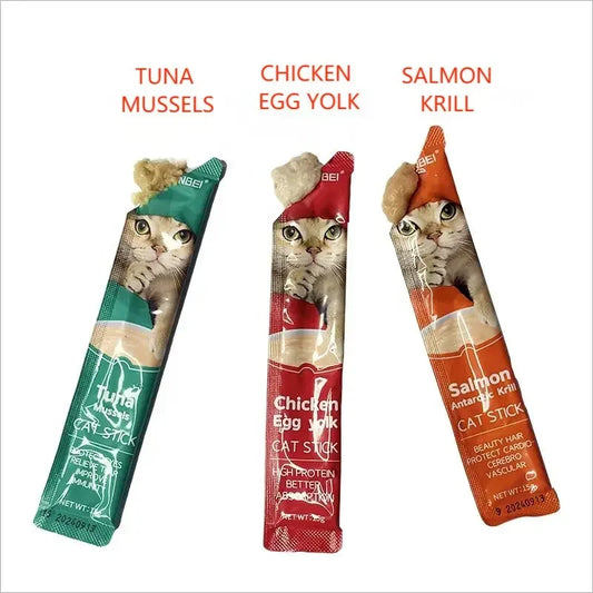 Faenbei Salmon  Antarctic Krill Cat Stick 15g Pet Snack Treats