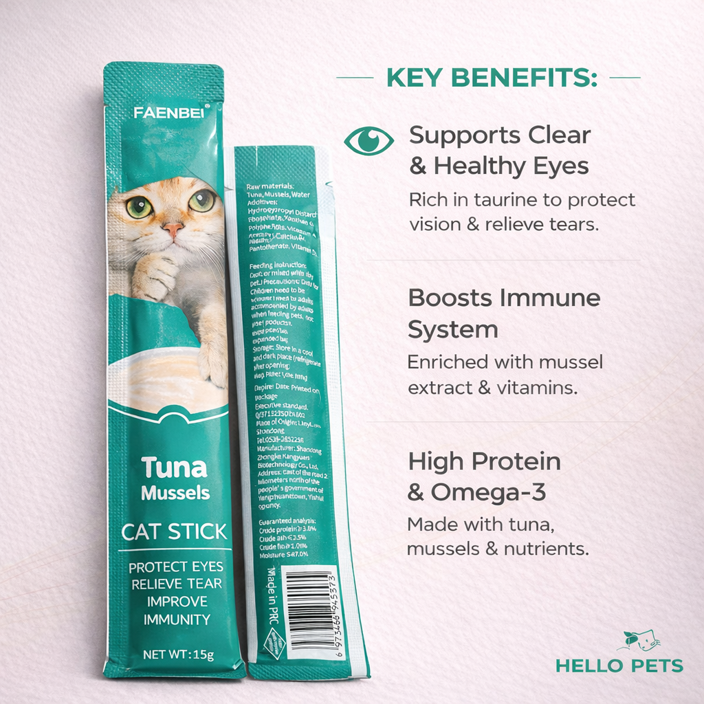 Faenbei Tuna & Mussels Cat Stick 15g Pet Snack Treats