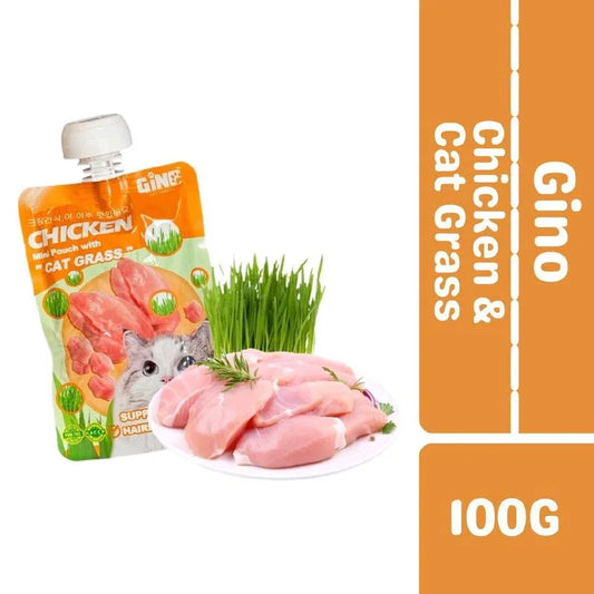Gino Chicken Support Hairball Control 100g