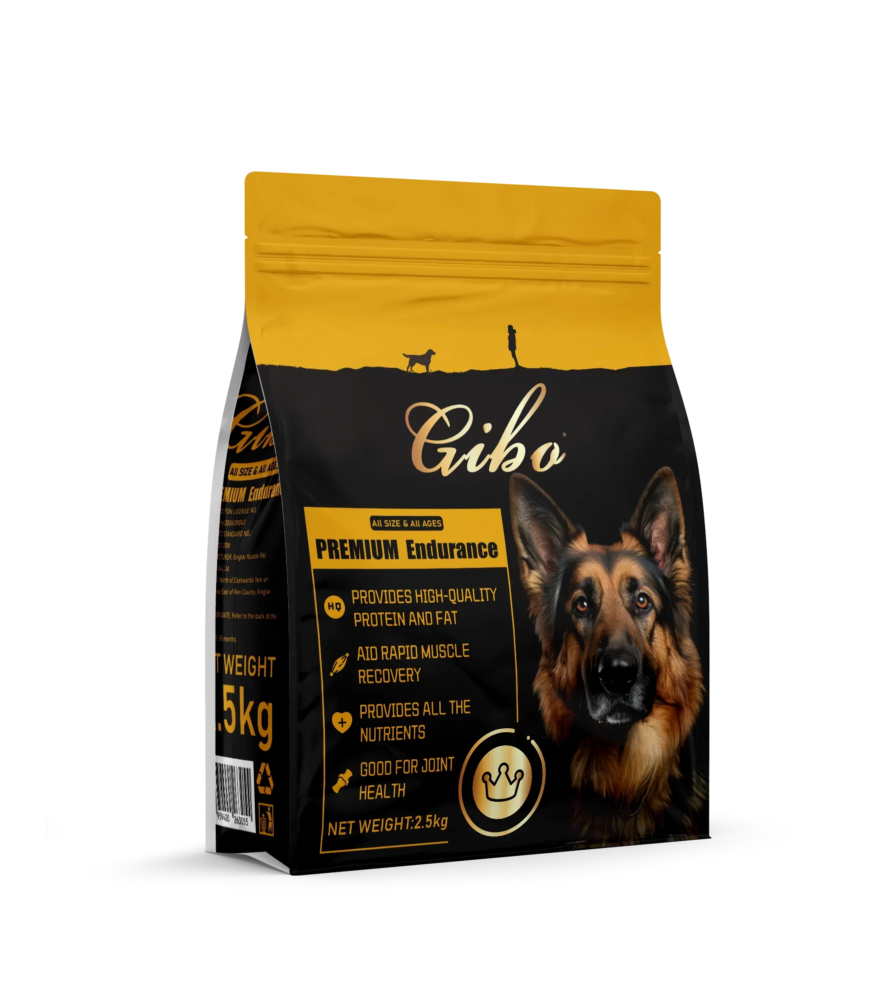 Giba Premium Endurance – Complete Dog Food (2.5kg) All Life Stages