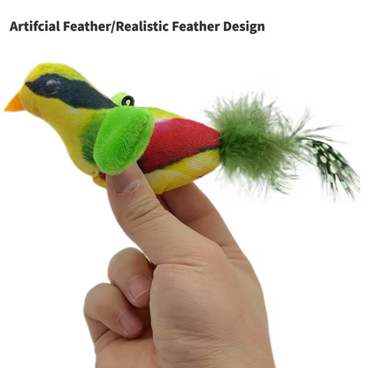 Hanging bird cat toy Interactive Cat Toy, No Batteries Needed, Indoor Pet Play, Natural Hunting Instincts, Plush Material