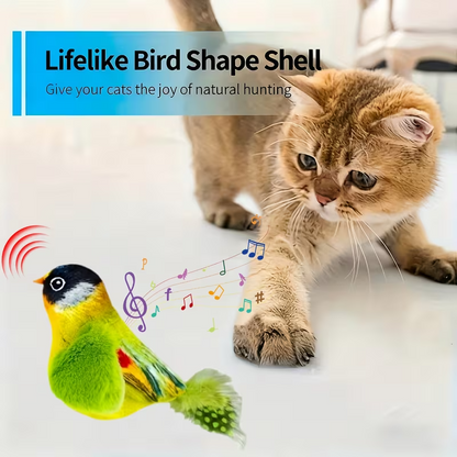 Hanging bird cat toy Interactive Cat Toy, No Batteries Needed, Indoor Pet Play, Natural Hunting Instincts, Plush Material