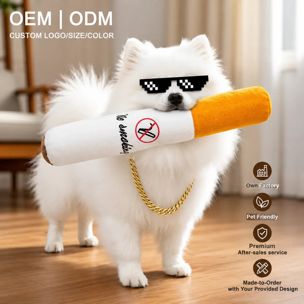 Interactive Pet Plush Chew Toys for Dog Cigarette Pet Chew Toys Dog