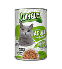 Jungle Chicken & Vegetable Can Food Cat Wet food 400gm