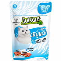 Jungle Crunch Dry Cat Treat Anti Age with Salmon (60gm)