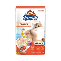 Kaniva Cat Pouch Tuna Topping Lobster In Gravy 70g for Adult & Kitten