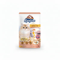 Kaniva Cat Pouch Tuna Topping Scallop In Jelly 70g for Adult & Kitten