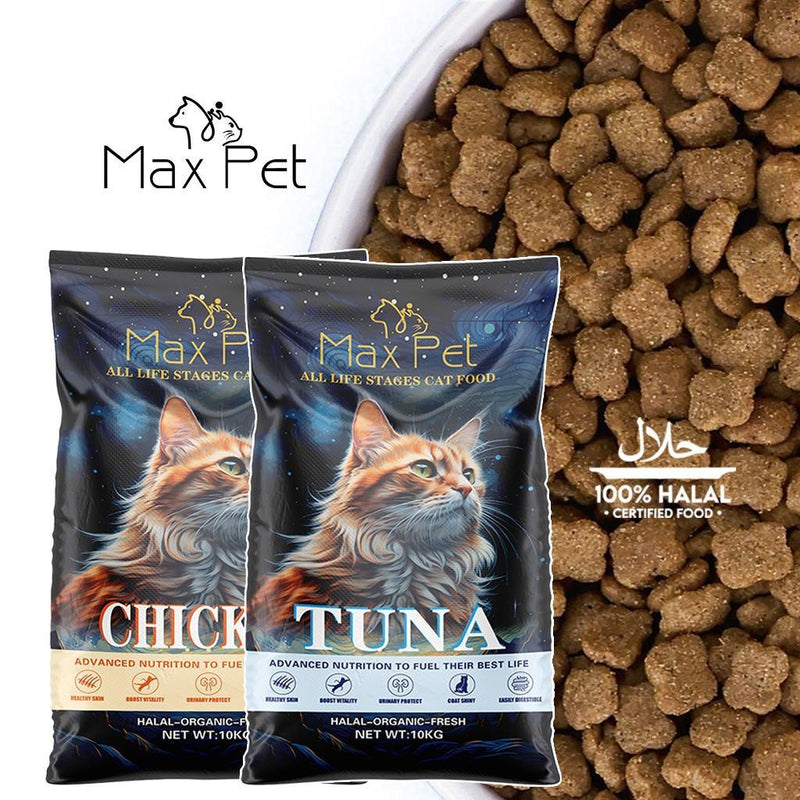 Maxpet Complete Dry Cat Food Tuna for All Life Stages 10kg